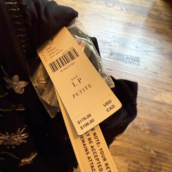 Elegant Black Embroidered Dress by Anthropologie - Picture 10 of 10